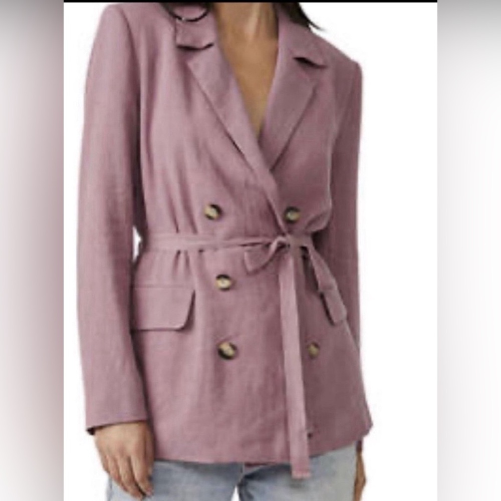 NWT Free People Olivia Blazer (linen mix)